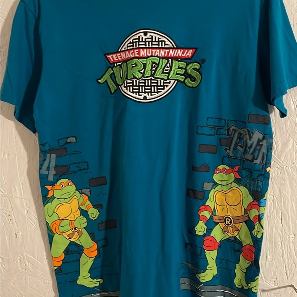 Teenage Mutant Ninja Turtles Green Shirt Medium